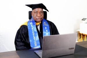 The President for J. W. Harris University - Mr . Amos P. Wisseh